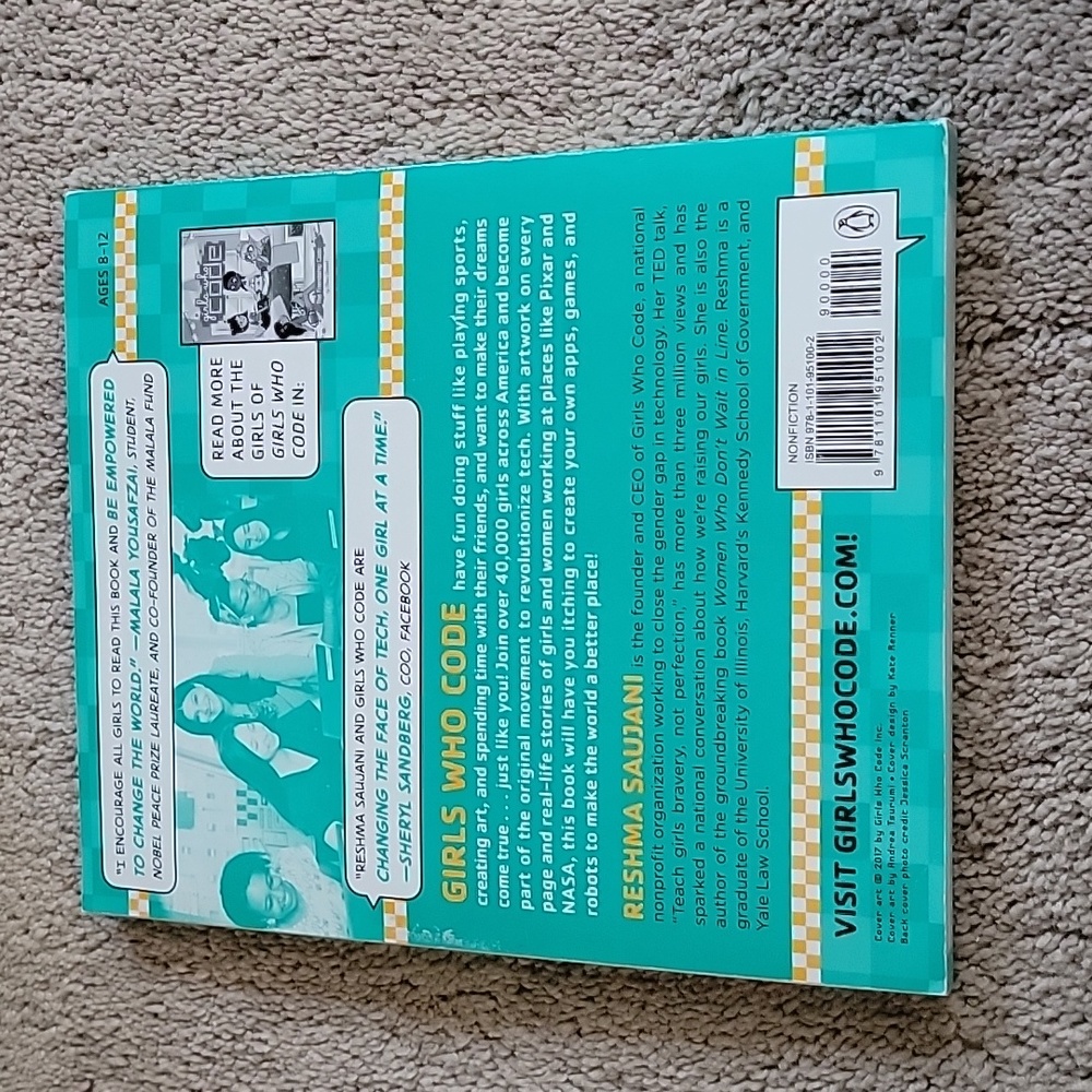 "Girls Who Code" Paperback Book - Picture 4 of 4